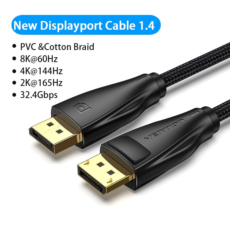 Vention DisplayPort 1.4 Cable - Elec Tech Devices