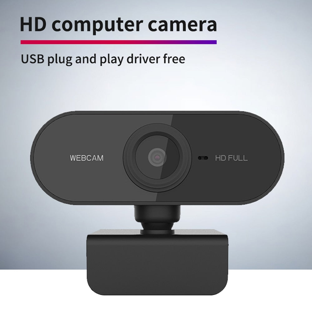 Webcam 1080P Full HD Web Camera With Microphone - Elec Tech Devices