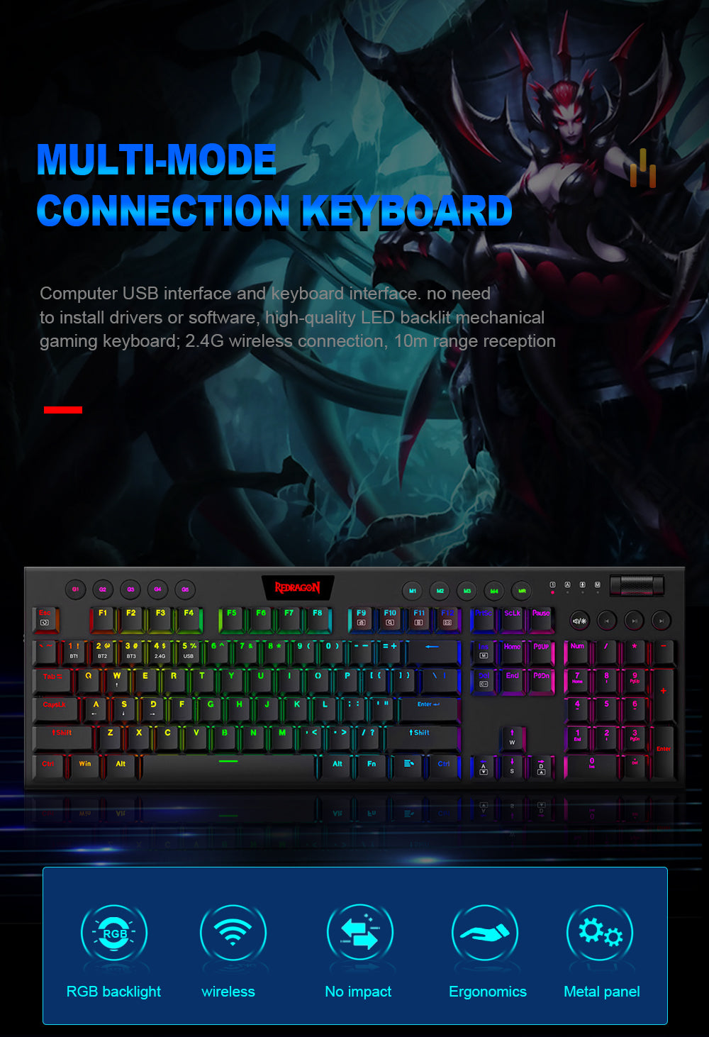 REDRAGON Horus K618 - Elec Tech Devices