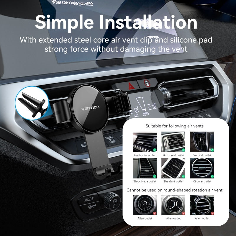 Vention Car Phone Holder - Elec Tech Devices