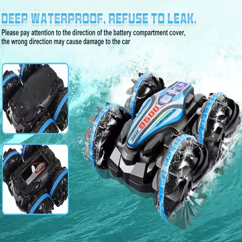 Amphibious Stunt RC Vehicle - Elec Tech Devices