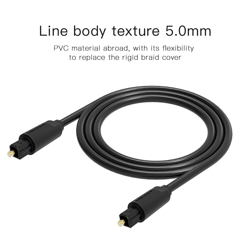 Vention Digital Optical Audio Cable - Elec Tech Devices