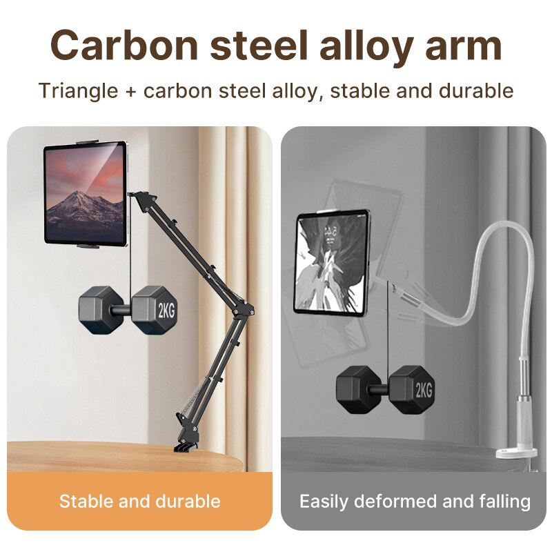 Ulanzi T2 Metal 360° Long Arm Tablet Stand - Elec Tech Devices