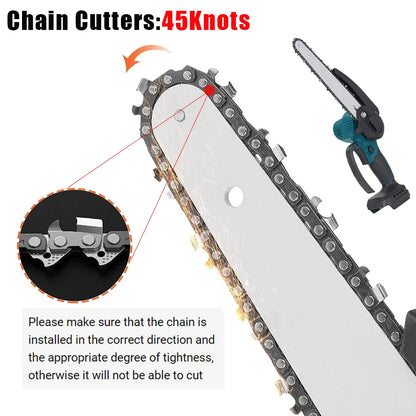 Gisam 8 Inch Chainsaw Guide Bar And Saw Chain Set