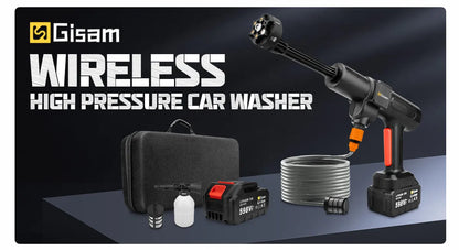 Gisam 200Bar Brushless Cordless Electric High Pressure Washer EU Plug