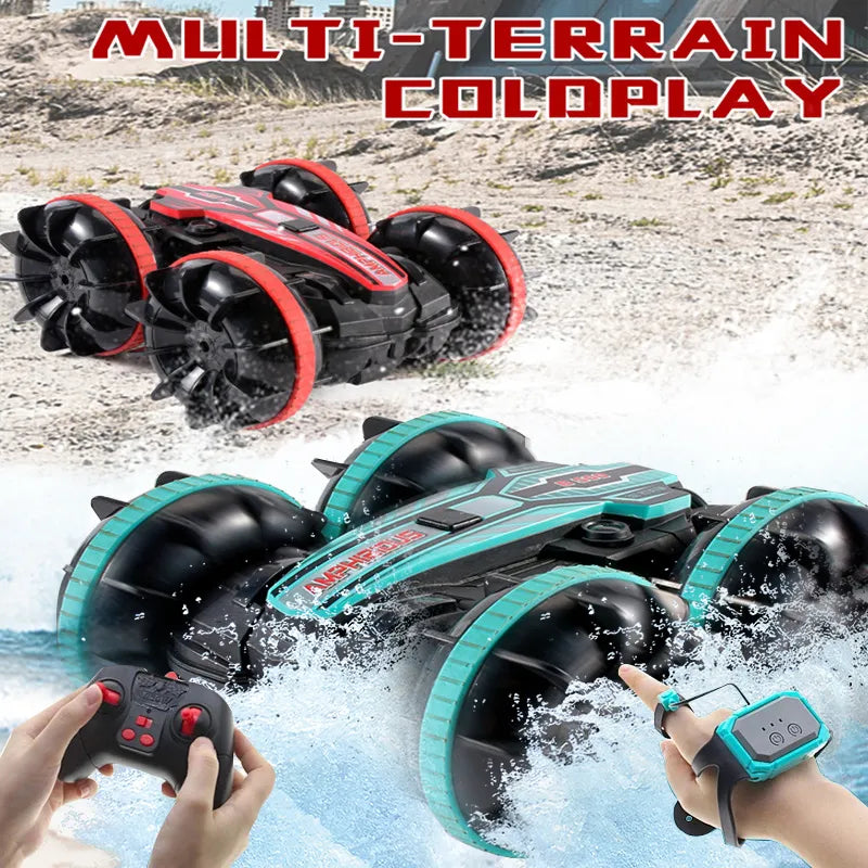 Amphibious Stunt RC Vehicle - Elec Tech Devices