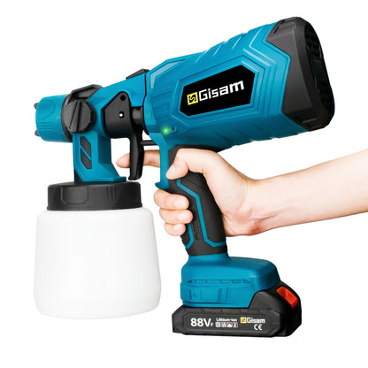 Gisam 1000ML Cordless Electric Spray Gun EU Plug