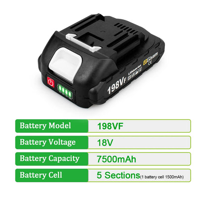 Gisam 18V Rechargeable Lithium Ion Battery