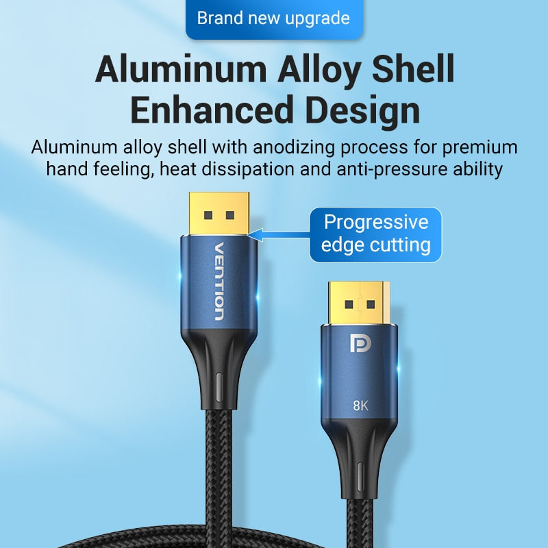 Vention DisplayPort 1.4 Cable - Elec Tech Devices