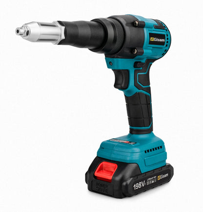 Gisam 20000N Brushless Electric Rivet Gun 2.4~4.8mm Cordless EU Plug